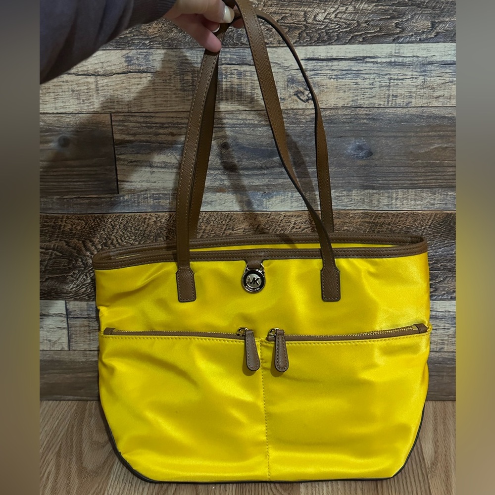 NWOT Yellow Michael Kors Tote